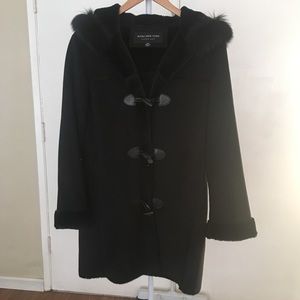 Marc New York shearling toggle coat